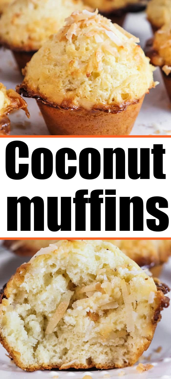 Homemade Coconut Muffins Recipe Coconut Hawaiian Muffins