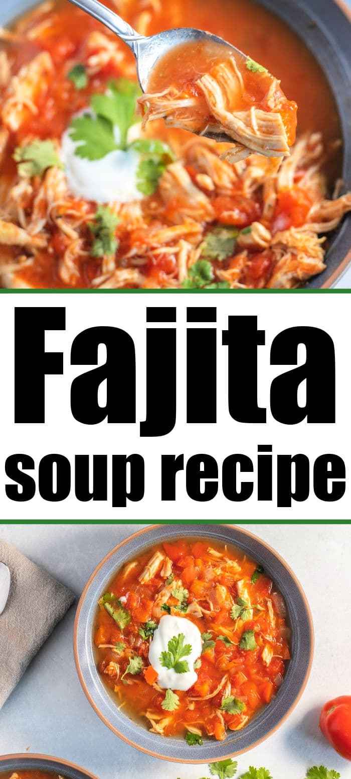 Instant Pot Chicken Fajita Soup Ninja Foodi Fajita Soup + Stove