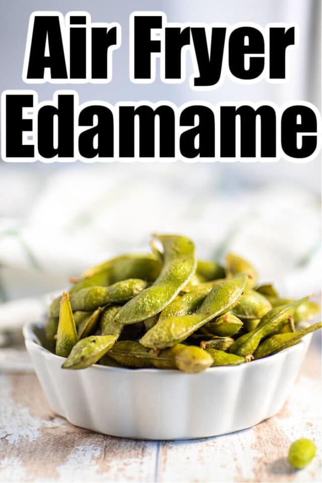 Fresh or Frozen Air Fryer Edamame Ninja Foodi Edamame