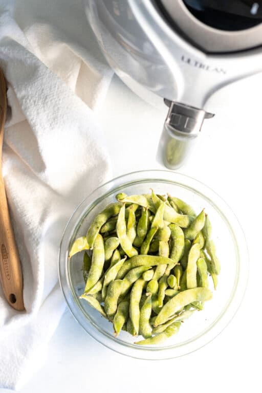 Fresh or Frozen Air Fryer Edamame Ninja Foodi Edamame