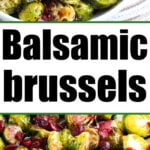 balsamic brussel sprouts