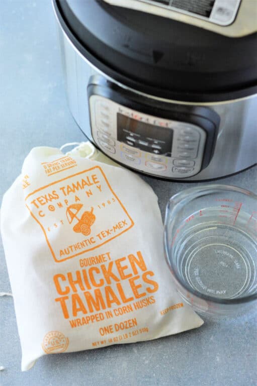 Reheat Steam Tamales in Instant Pot Ninja Foodi Frozen Tamales