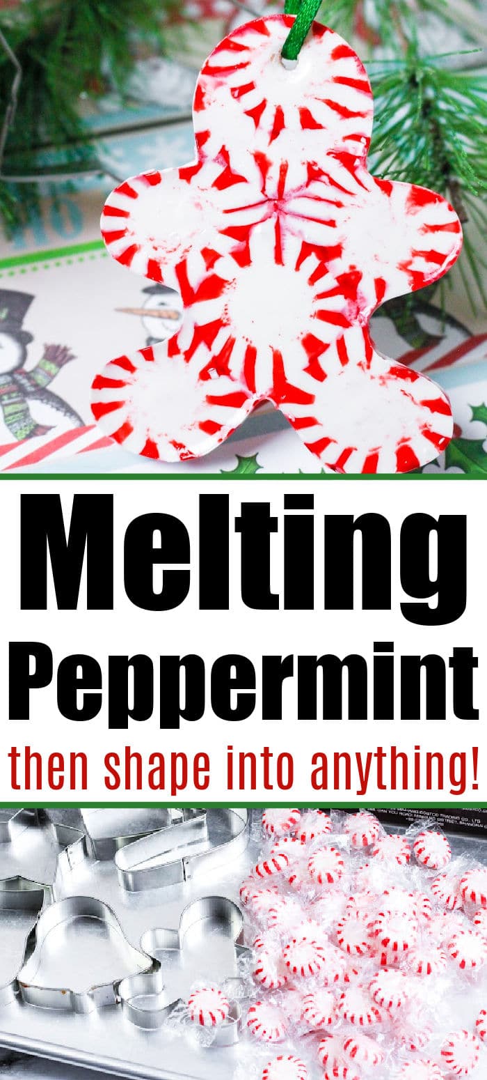 Melting Peppermint Candy into Ornaments in Oven or Microwave