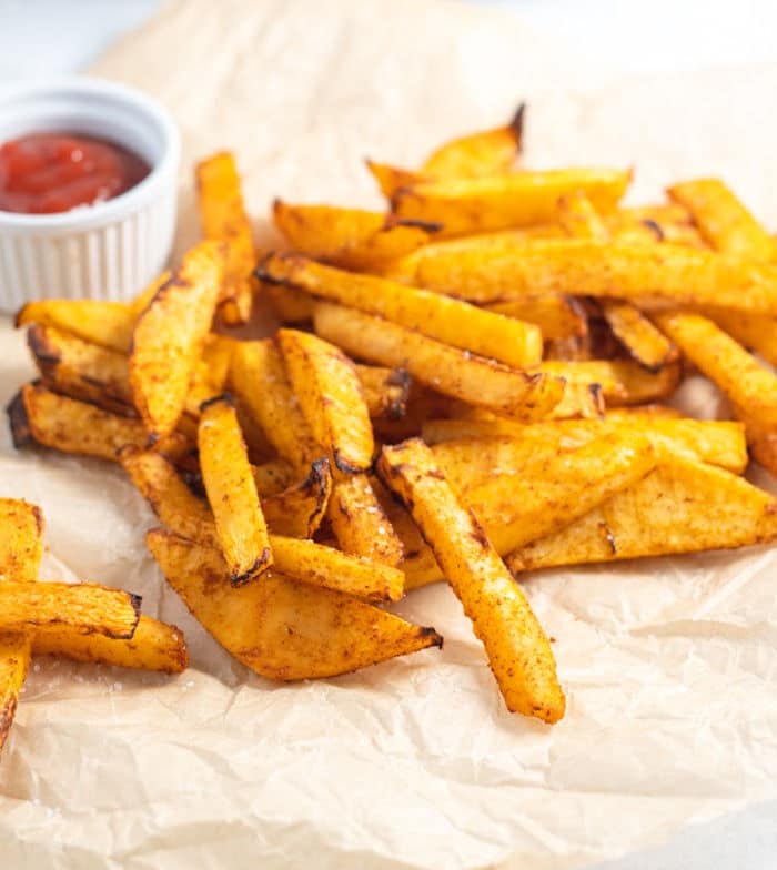 Crispy Air Fryer Turnip Fries Ninja Foodi Turnip Fries