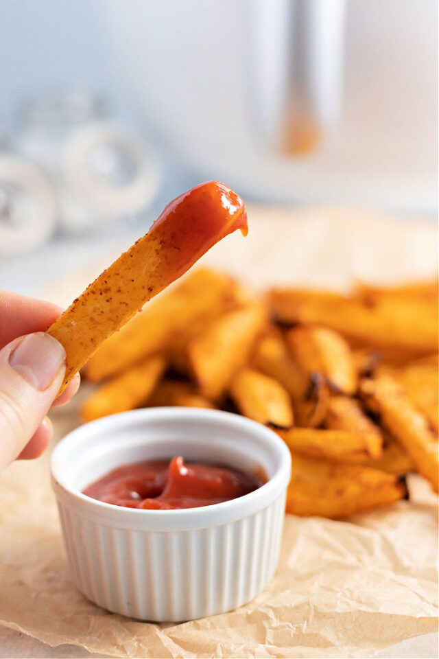 Crispy Air Fryer Turnip Fries Ninja Foodi Turnip Fries