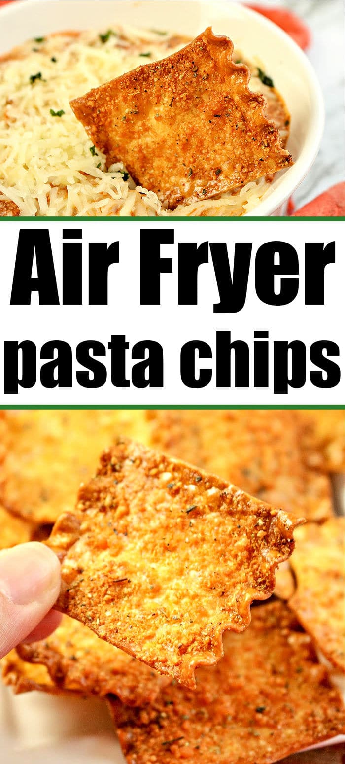 Pasta Chips Air Fryer Ninja Foodi Pasta Chips from Tik Tok