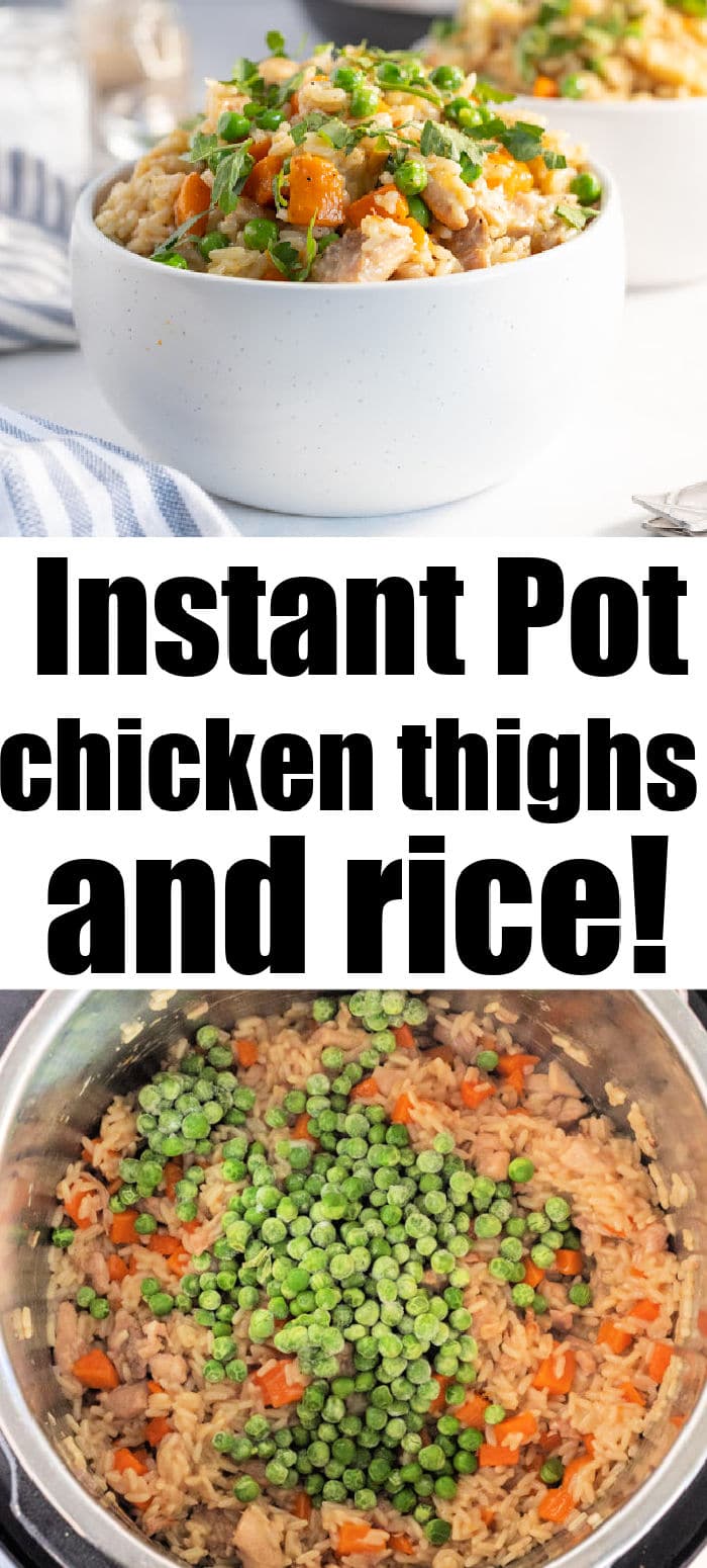 Instant Pot Chicken Thighs and Rice NO Condensed Soup