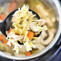 Instant Pot Frozen Chicken noodle soup