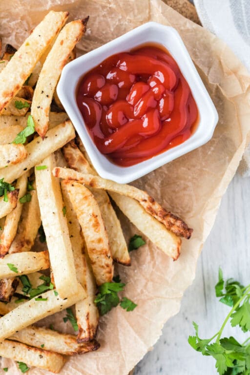 Air Fryer Jicama Fries Ninja Foodi Jicama Fries WW 0 Points