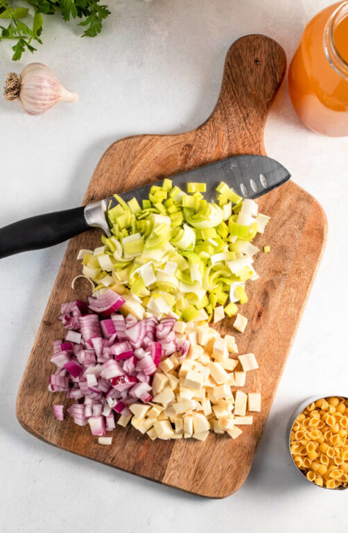 Healthy Crockpot Soup Recipe with Vegetables and Noodles