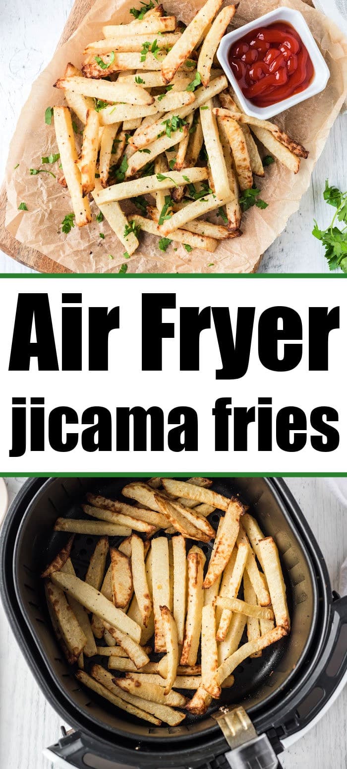 Air Fryer Jicama Fries Ninja Foodi Jicama Fries WW 0 Points