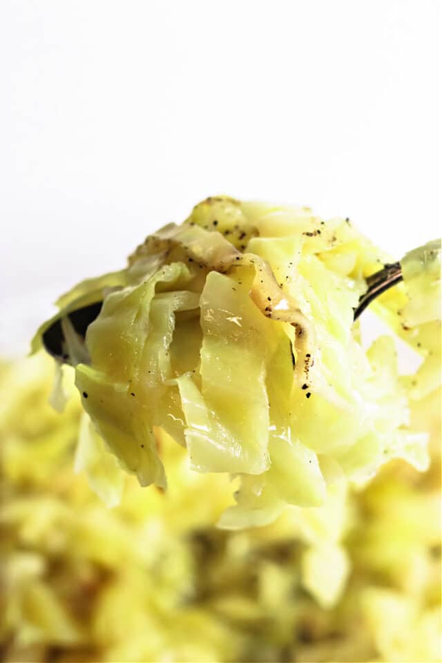Slow Cooker Cabbage Buttered or Plain Crockpot Cabbage