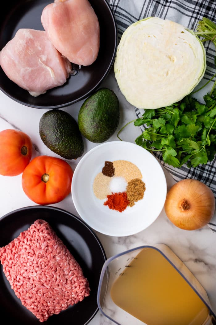 cabbage soup ingredients