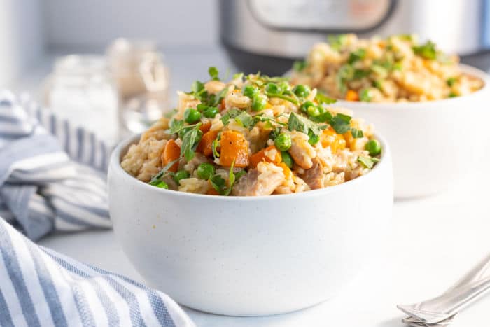 Instant Pot Chicken Thighs and Rice NO Condensed Soup