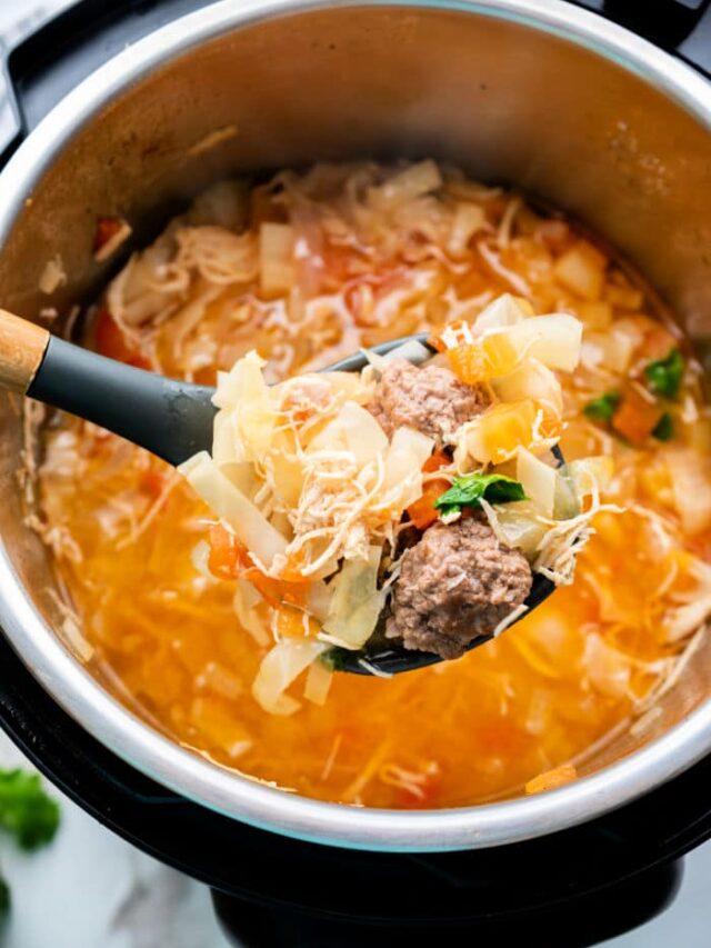 Instant Pot Cabbage Soup With Sausage The Typical Mom