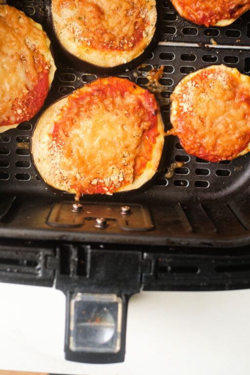 Air Fryer Eggplant Parmesan No Breading Ninja Foodi Eggplant Parm