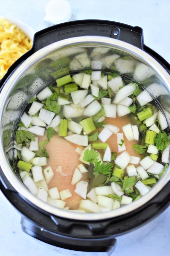 Frozen chicken in discount soup