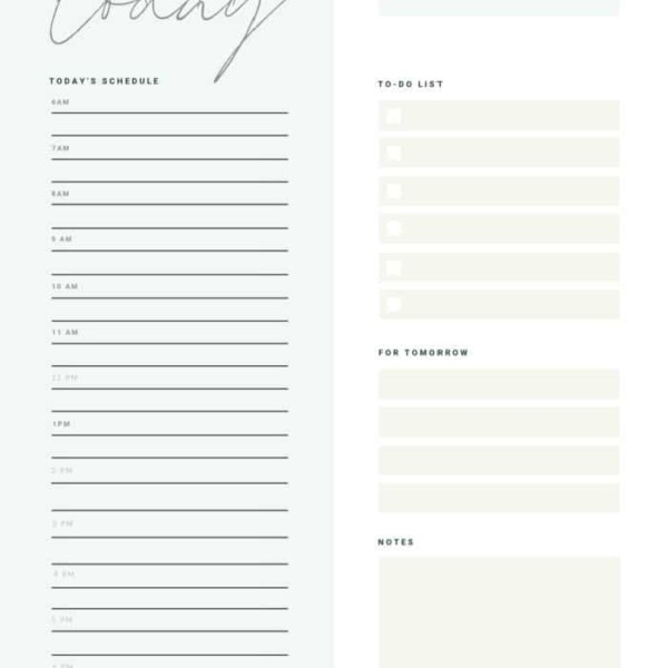 printable caregiver checklist