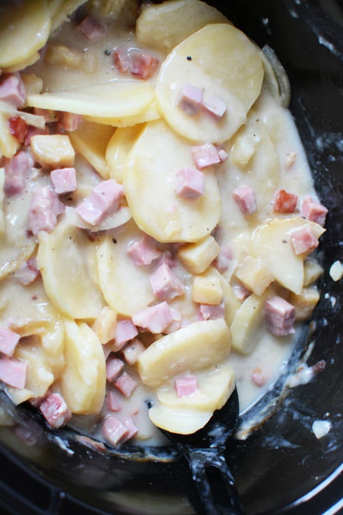 Crock Pot Cheesy Potatoes Will Be Your Go-To Make-Ahead Side Dish