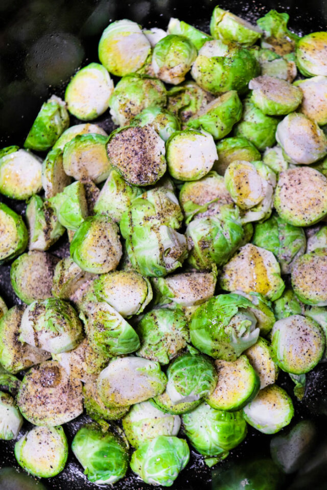 Easy Crockpot Brussel Sprouts with Bacon Slow Cooker Brussels