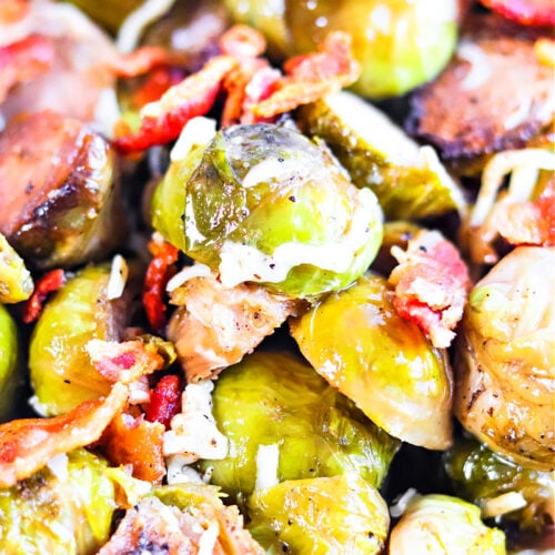 Easy Crockpot Brussel Sprouts with Bacon Slow Cooker Brussels