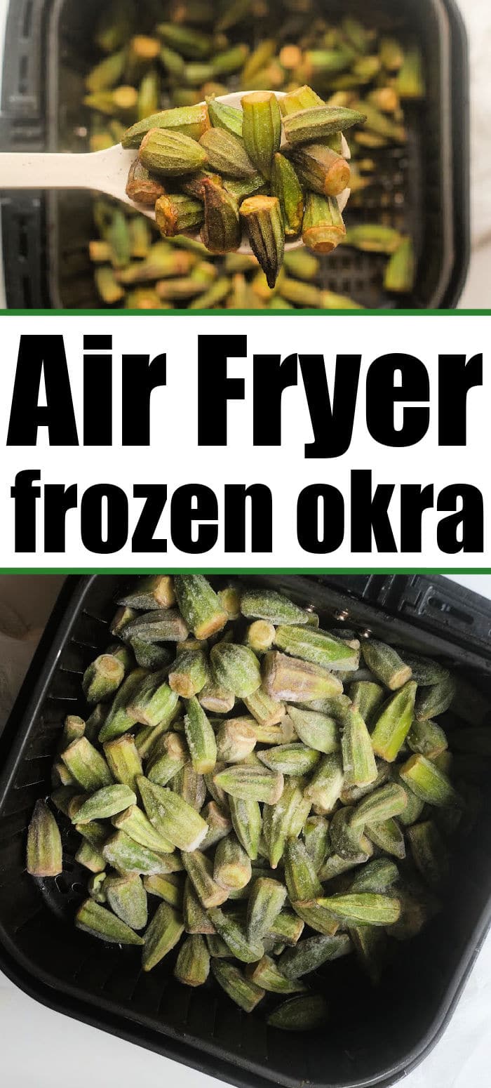 No Breading Frozen Okra in Air Fryer Keto Ninja Foodi Okra