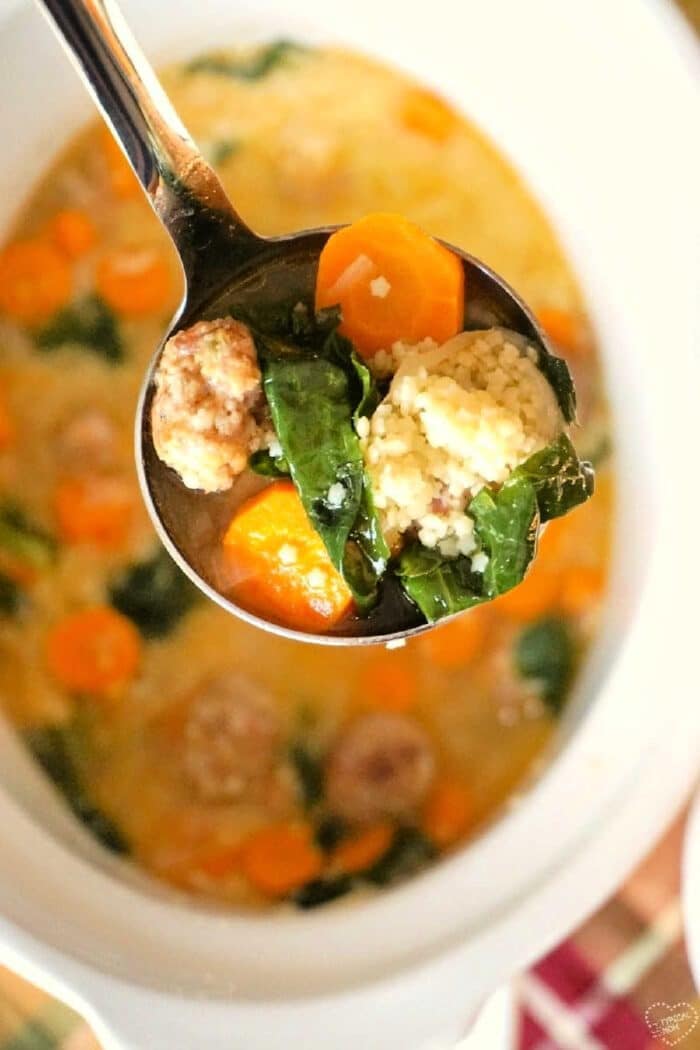 Slow Cooker Italian Wedding Soup