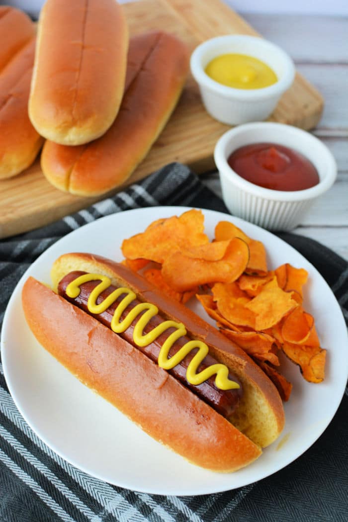 Hot Dog Preparation Tray, Hot Dog Bun Holder