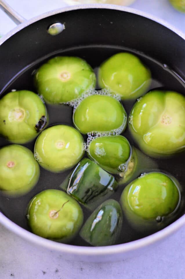 How to Cook Tomatillos on the Stove for Salsa