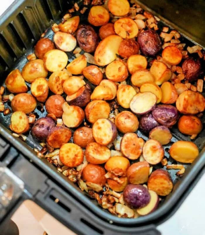 Air Fryer Multi Colored Potatoes Ninja Foodi Roasted Potatoes