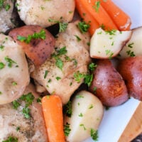 Slow Cooker Chicken Thighs and Potatoes