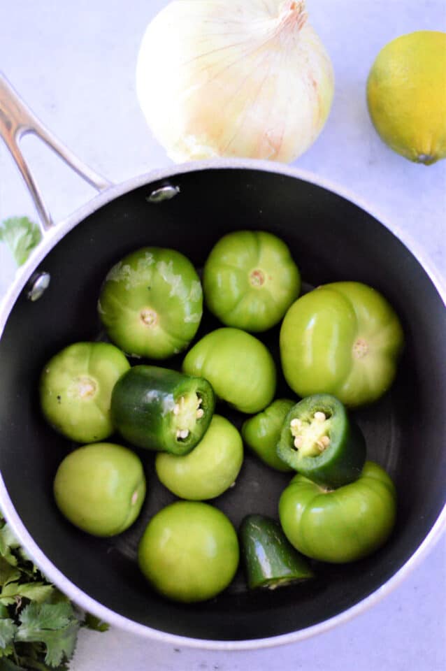 How To Cook Tomatillos On The Stove For Salsa