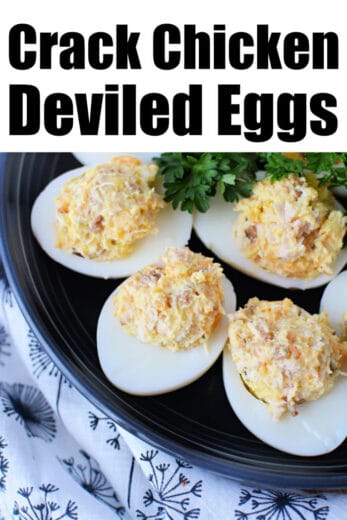 Crack Chicken Deviled Eggs Appetizer · The Typical Mom