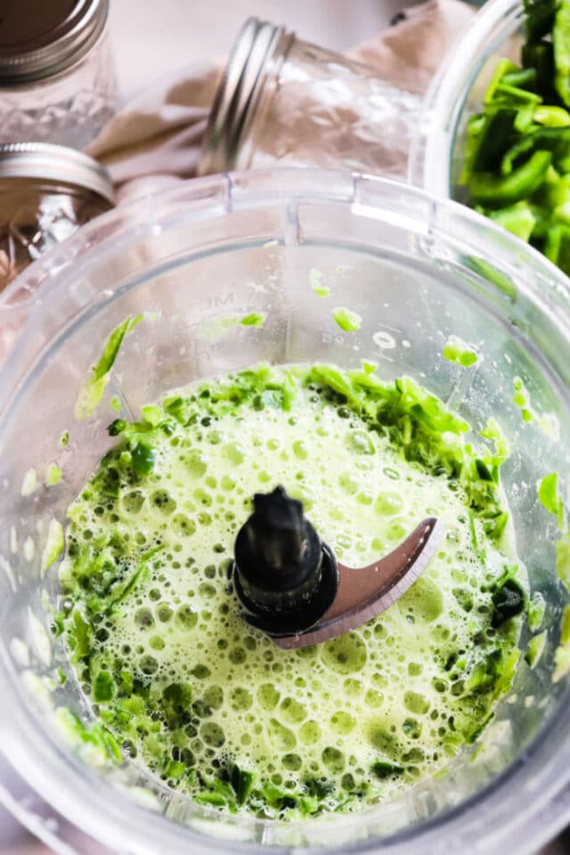 Homemade Green Pepper Jelly with Cream Cheese or Plain