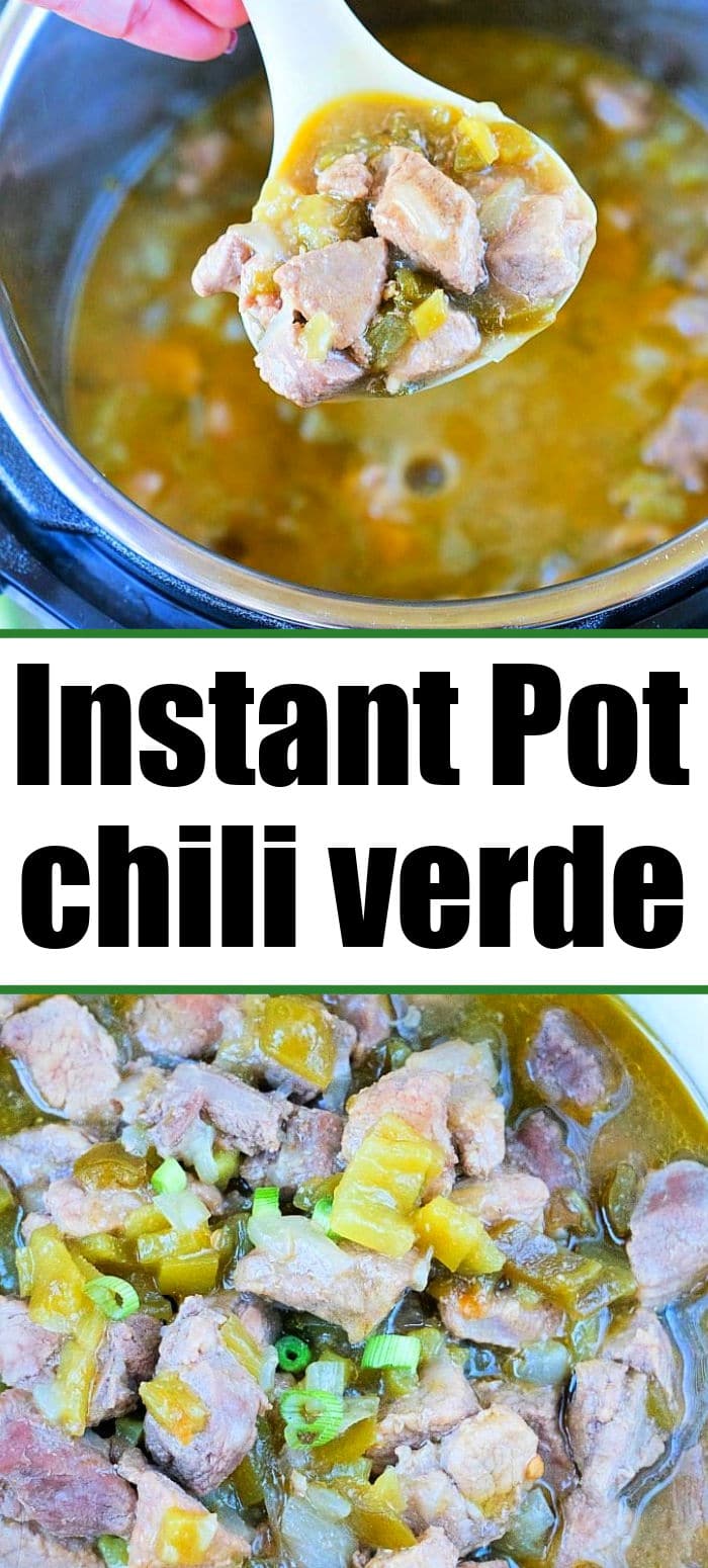 Instant Pot Pressure Cooker Chili Verde Ninja Foodi Chili Verde