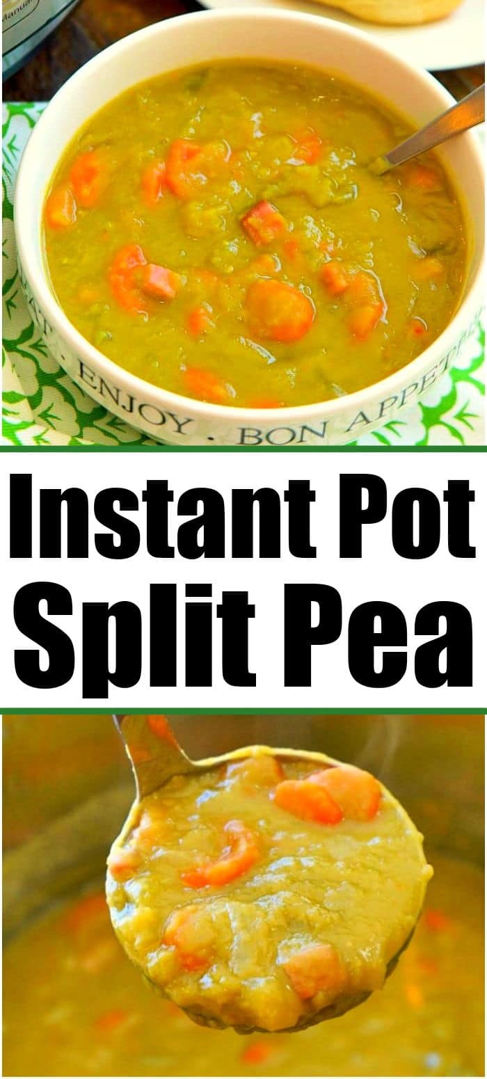 Instant Pot Split Pea Soup with Ham Ninja Foodi Split Pea Soup