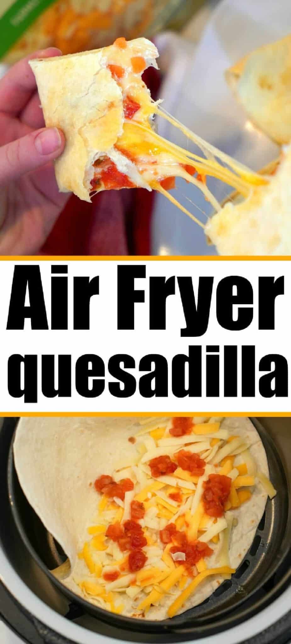Cheese Air Fryer Quesadilla Chicken Ninja Foodi Quesadilla