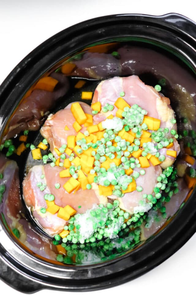 Homemade Crockpot Dog Food Healthy Chicken and Vegetables