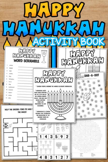 Free Hanukkah Coloring Pages - PDF Coloring Pages