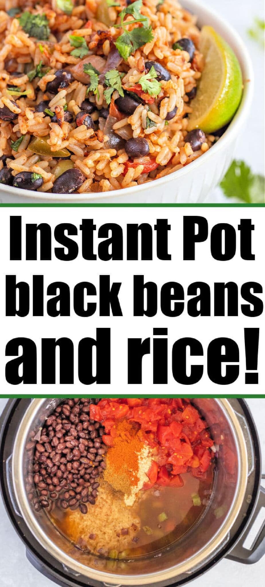 Instant Pot Black Beans and Rice Ninja Foodi Beans and Rice