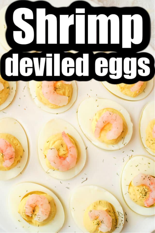 Shrimp Deviled Eggs Deviled Eggs with Shrimp Appetizer