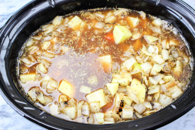 Crockpot Slow Cooker Beef Stew with Onion Soup Mix Recipe