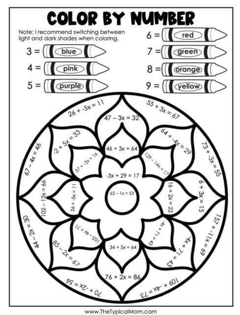 free-printable-magical-unicorn-colour-by-numbers-activity-for-kids-kindergarten-activity