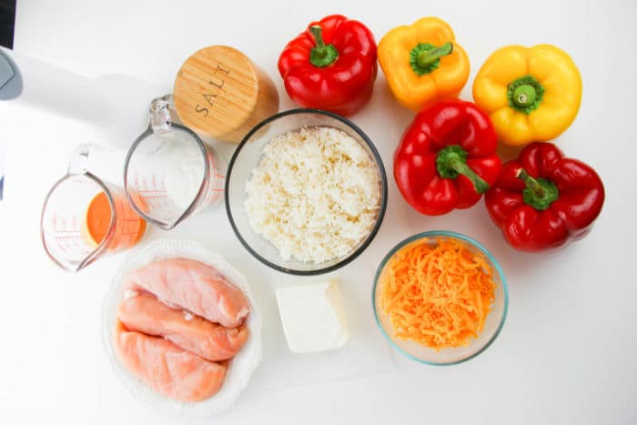 buffalo Chicken Stuffed Bell Peppers