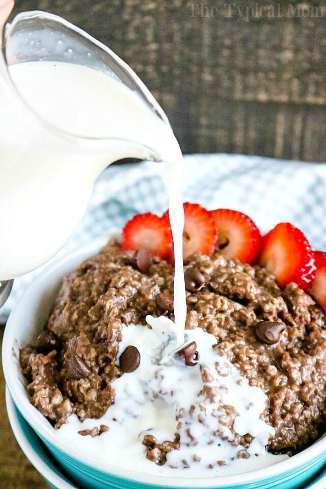 Pressure Cooker Chocolate Oatmeal Instant Pot Chocolate Oatmeal