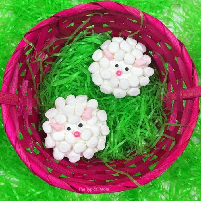 easter sheep cupcakes