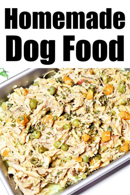 Homemade Crockpot Dog Food - Healthy Chicken And Vegetables