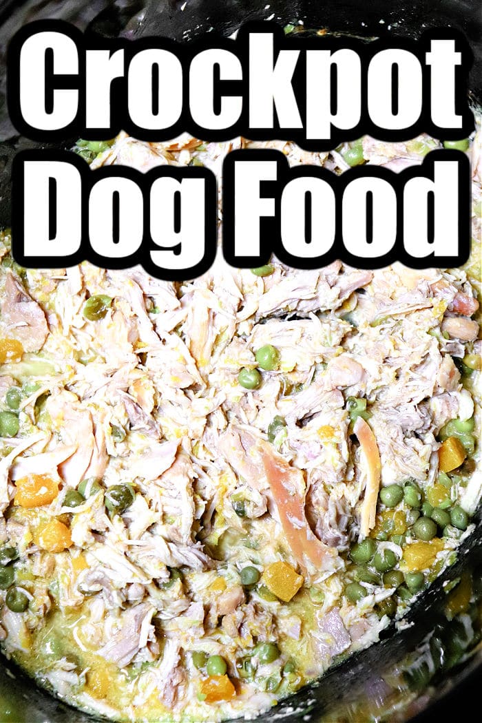 Homemade dog outlet food crockpot