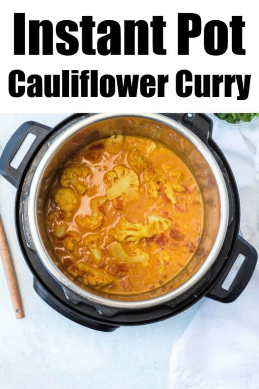 Instant Pot Cauliflower Curry Ninja Foodi Cauliflower Curry Recipe