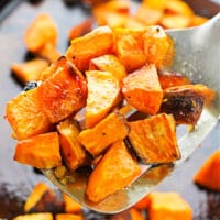 roasted sweet potatoes